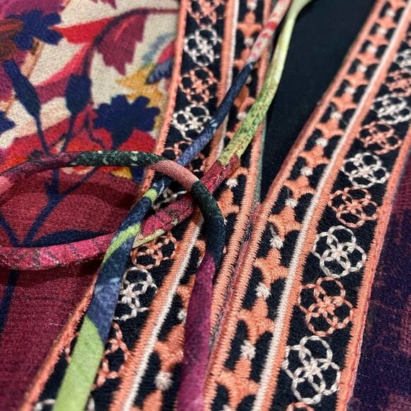 NWOT Christopher & Banks Multicolored Boho Hippie Top - Picture 8 of 10